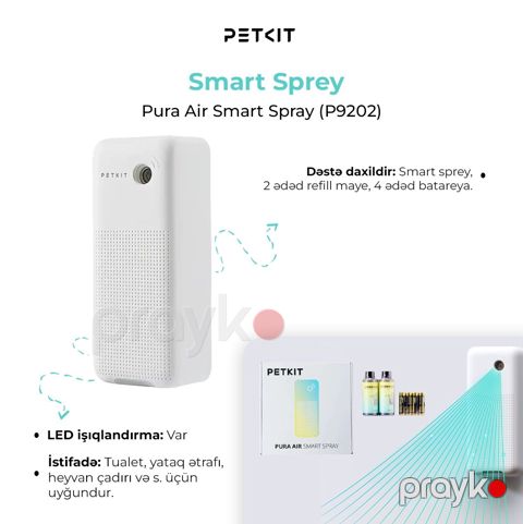 Qoxu neytrallaşdırıcısı Petkit Pura Air Smart Spray P9202 — Bakı