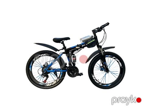 Velosiped Time 24", qara/mavi — Bakı
