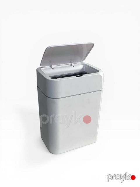 Zibil qutusu FS-12001, sensorlu, ağ, 10 L — Bakı