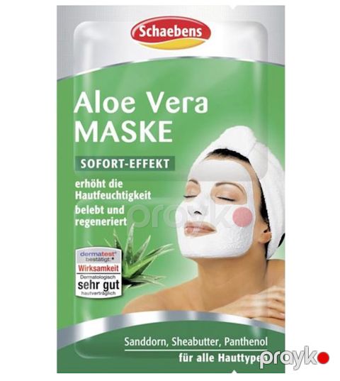 Üz üçün nəmləndirici maska Schaebens Aloe Vera 2x5 ml — Bakı