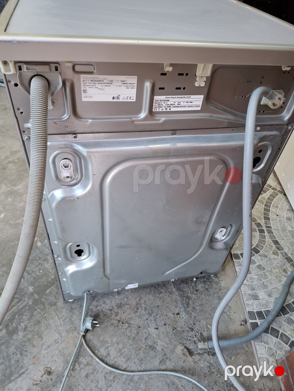 Hecbirb prablemi yoxdur 8kg. Bosch Serie 6 önyükləməli paltaryuyan — Çamaşır maşınları, Sumqayıt (3)