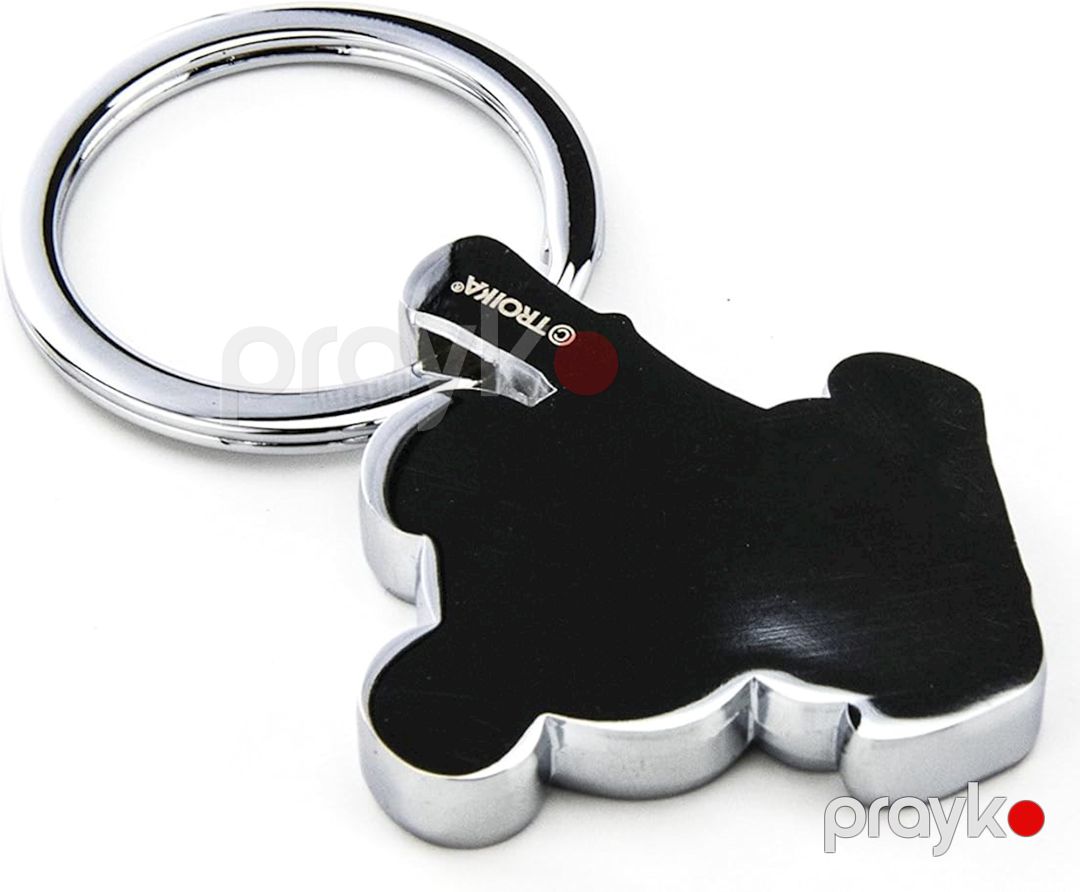 Açar üçün brelok Troika KR10-03-CH Bamboo Panda, metal, 60x63x6 mm — Mallar, Bakı (3)