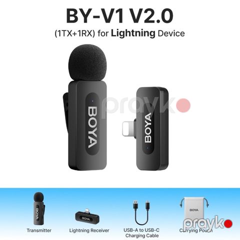 “Boya V1 2.0” yaxa mikrofonu — Bakı
