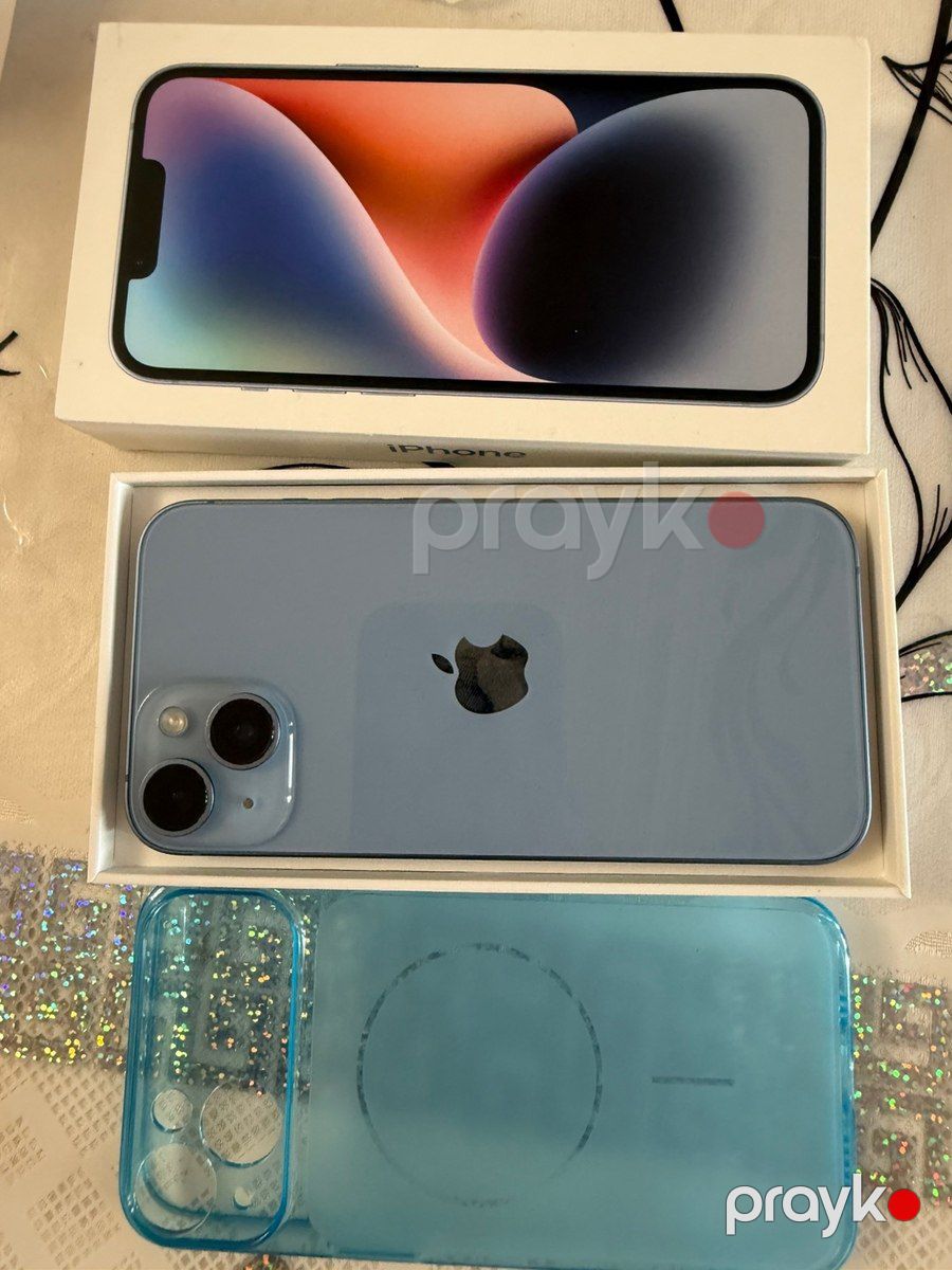 Apple iPhone 14 Blue 128GB/6GB — Smartfonlar, Bakı (8)