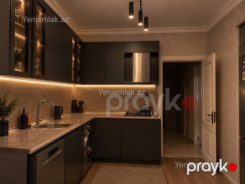 Satılır 2 otaqlı Bina evi menzil (Yeni tikili), 54 m², Xətai rayonu — Mənzil, Bakı (2)