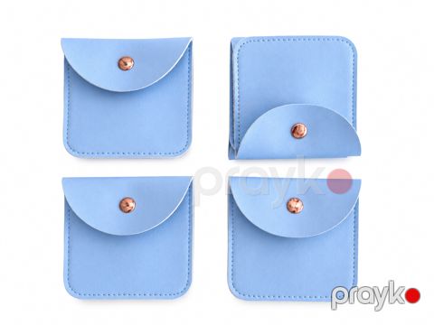 Kisə dəsti bəzək əşyaları üçün PSY44, mavi, 8x8 sm, 10 əd — Bakı