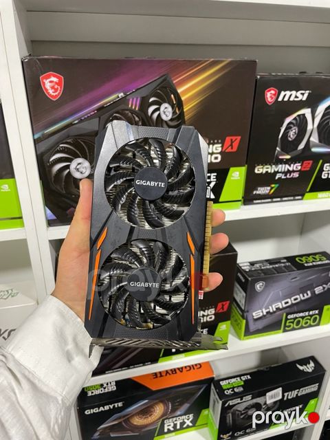 Video kart Gigabyte GTX1050ti 4GB — Bakı