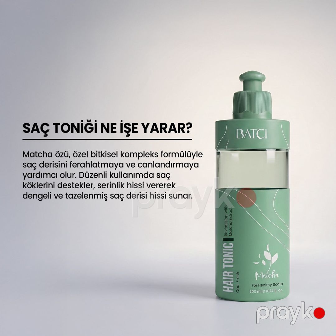 Saçlar üçün tonik Batçı Matcha Cool Fresh 300 ml — Mallar, Bakı (3)
