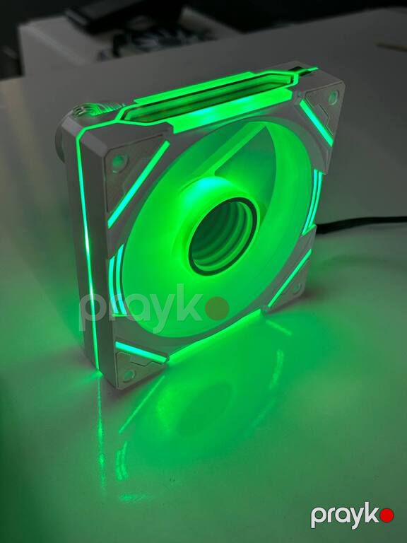 RGB Case Kuler "Loving Cool YD-1200" White 6 pin — Kompüterlər və noutbuklar, Bakı (6)