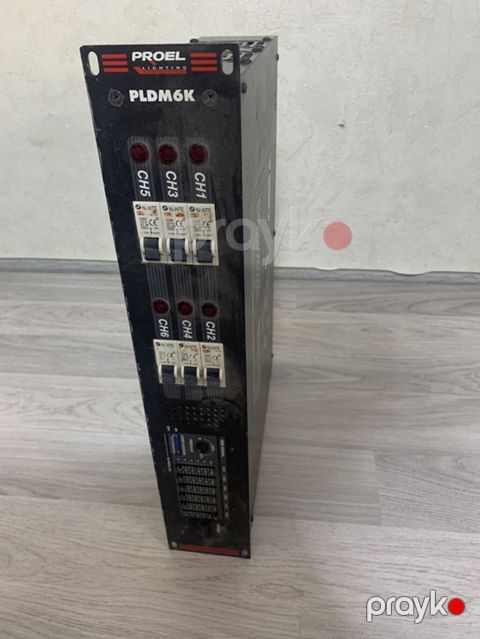 Proel Lighting PLDM6K – 6 kanallı DMX/Analog dimmer rack modulu — Masazır