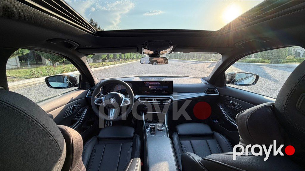 BMW 330e, 2.0 L, 12 kWh, 2023 il, 98 500 km — Avtomobillər, Gəncə (3)