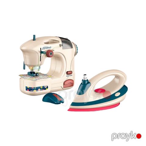 Məişət texnikası Ao Xie Toys Mini appliance 2-i 1-də: tikiş maşını və ütü, 3 yaşdan — Bakı