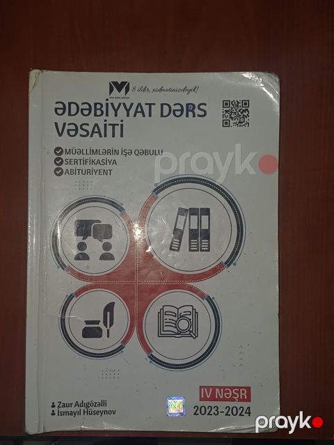 Məhsul: “Ədəbiyyat Dərs Vəsaiti” (IV nəşr, 2023–2024) Müəlliflər: Zaur — Bakı