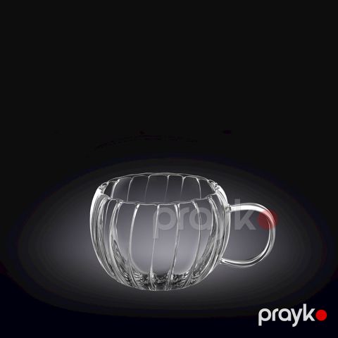 Fincan Wilmax 888412/A, 500 ml, şüşə, şəffaf — Bakı