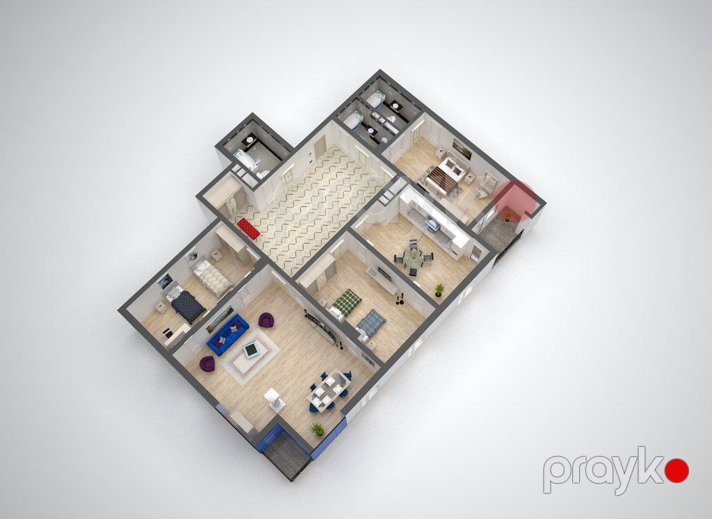 Satılır 4 otaqlı yeni tikili 207 m² — Mənzil, Bakı (9)