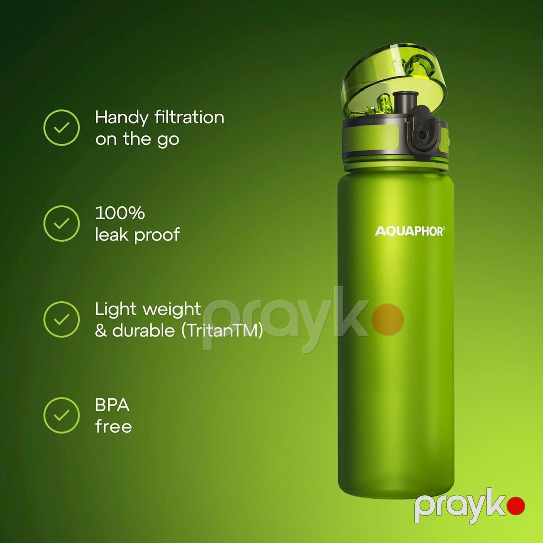 İdman su qabı Akvafor 500 ml, yaşıl — Mallar, Bakı (2)