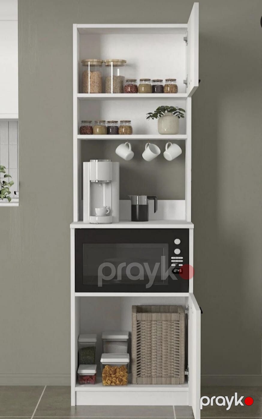 Mətbəx bufeti Ev Plus 13900650, Ldsp, 40x180x53.8 sm, ağ — Mallar, Bakı (2)