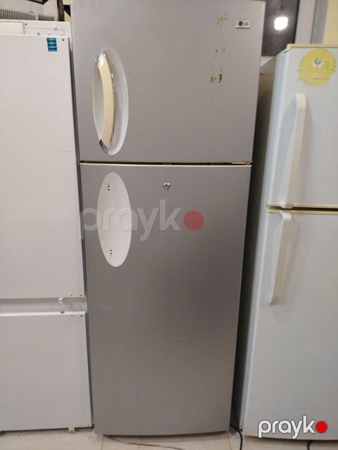 İşlənmiş 2 qapılı LG Soyuducu Satılır, rəng - Gümüşü, Təkərli — Bakı