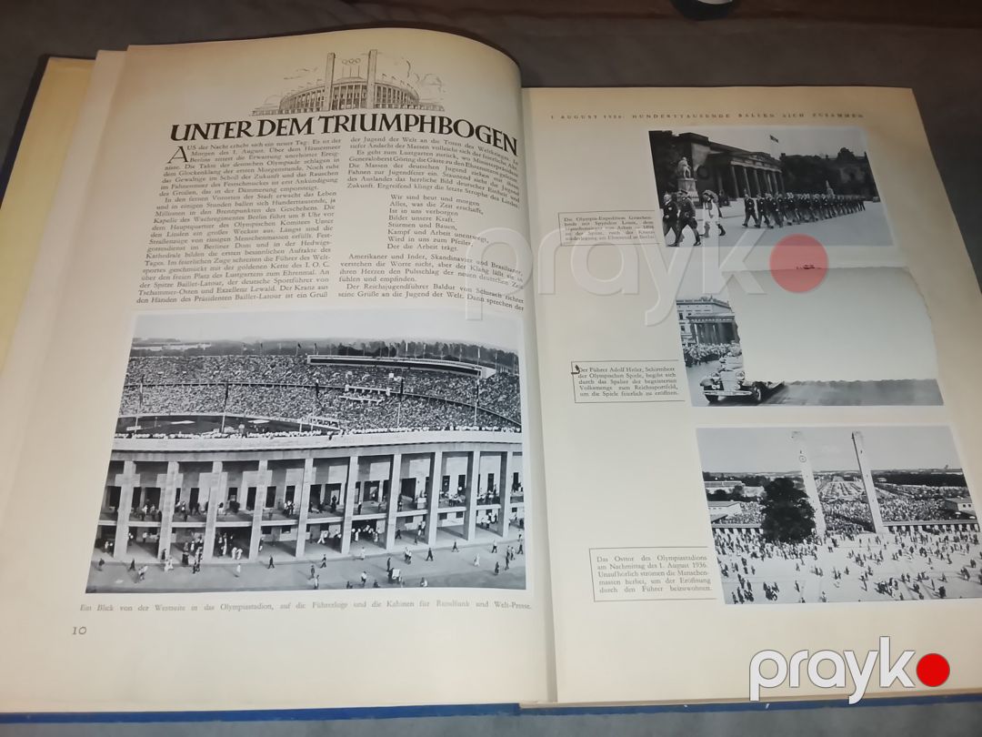 1936-ci i̇li̇n alman (n t) olimpiada kitabı — Kitablar və jurnallar, Bakı (5)