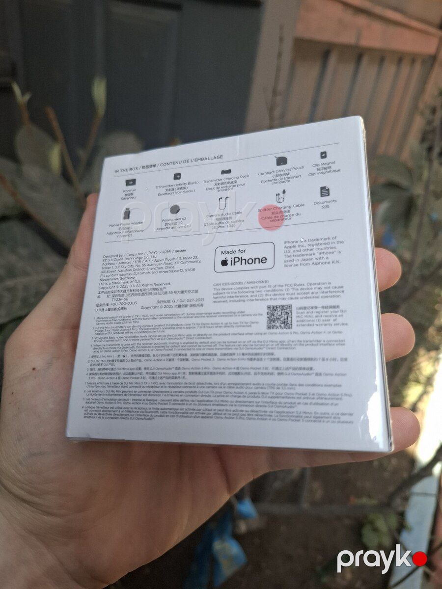 Dji Mic mini (1TX + 1RX) mikrofonu — Səs texnikası, Bakı (5)