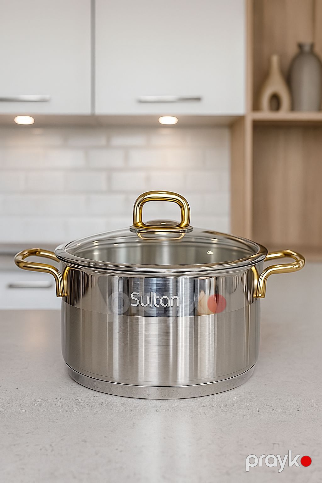 Qazan Sultanlı, 4500 ml, paslanmayan, 24 sm — Mallar, Bakı (2)
