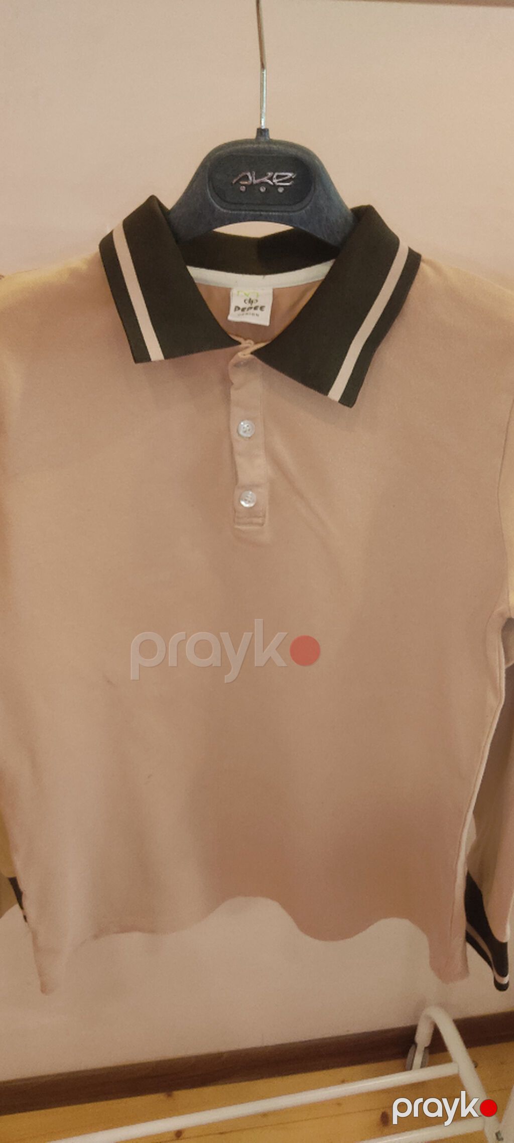 Məktəbli koftası – Pepee firması - Model: uzunqollu polo - Rəng: bej — Uşaq geyimi, Bakı (3)