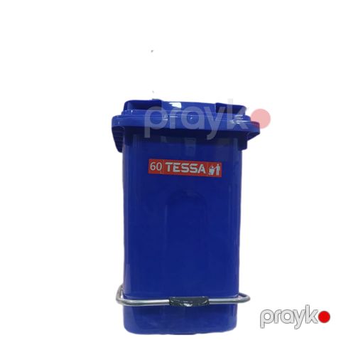 Zibil qabı Tessa, pedallı, göy, 60 l — Bakı