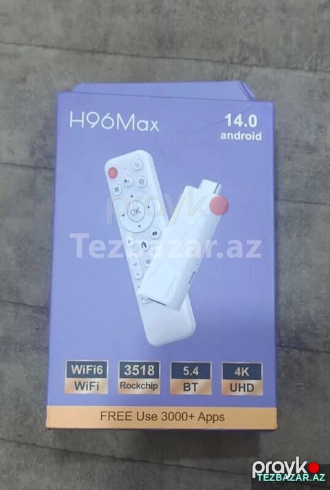 Android H96 max tv box — Bakı
