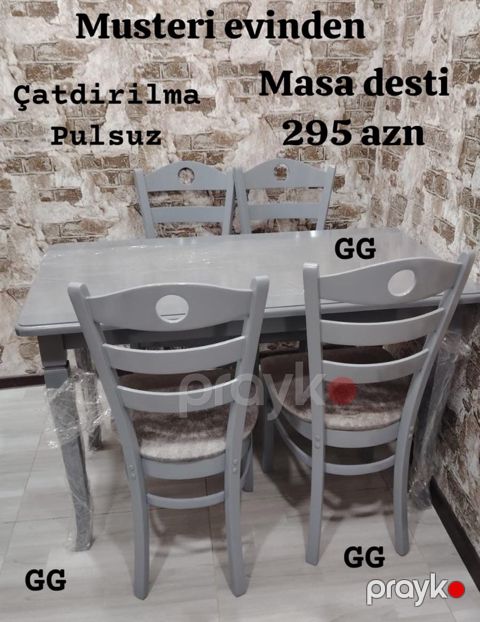 Masa və oturacaqlar — Bakı