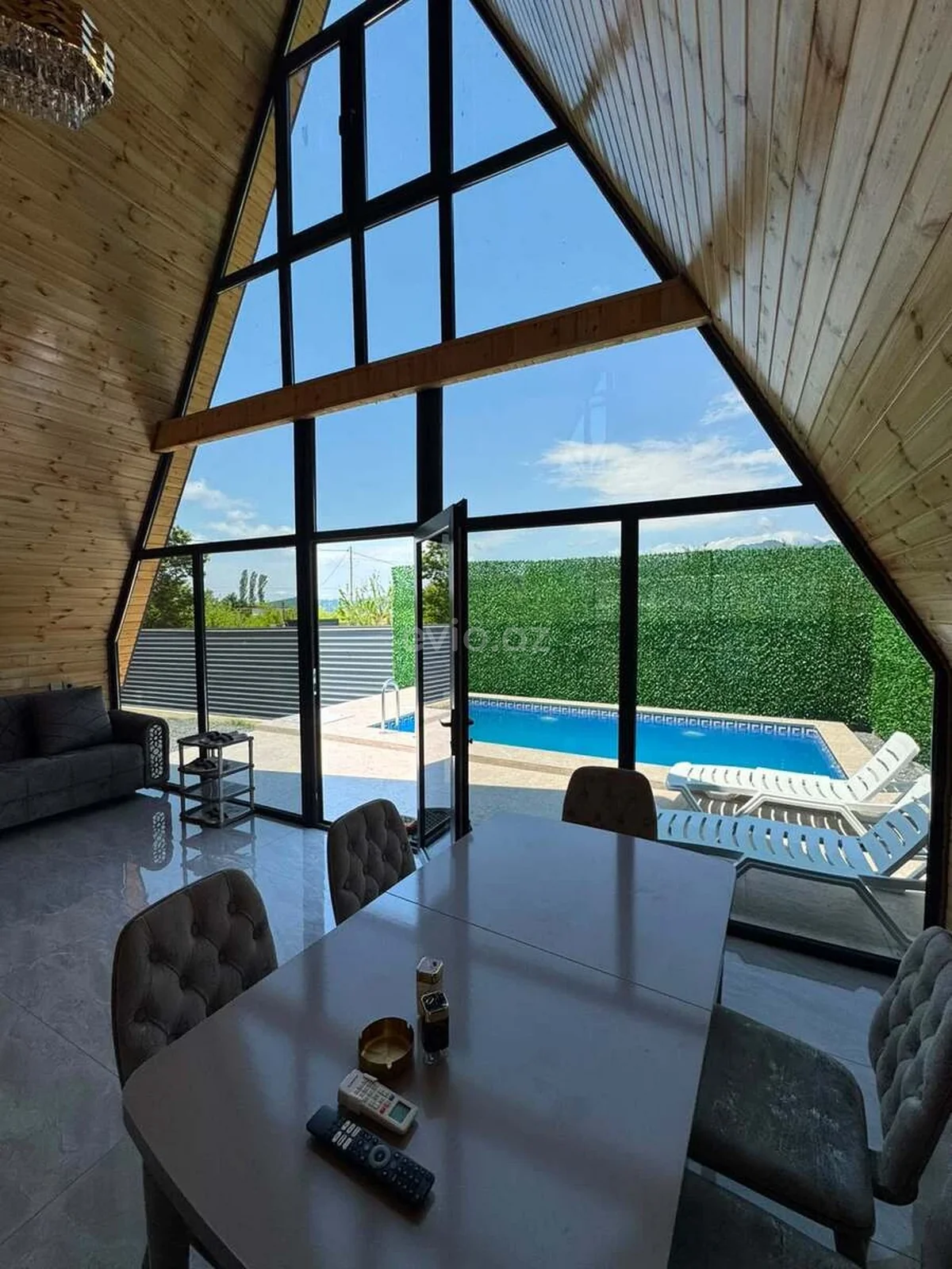 Kirayə 2 otaqlı A-frame Qəbələdə — Ev, villa, Qəbələ (3)
