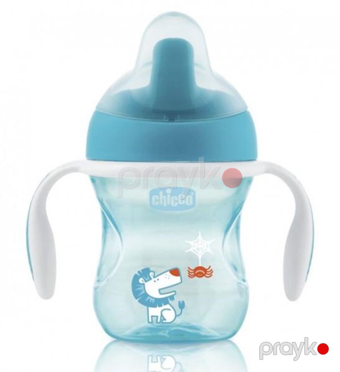 Yemək üçün hədiyyə dəsti Chicco 6+ ay, Mavi — Mallar, Bakı (3)