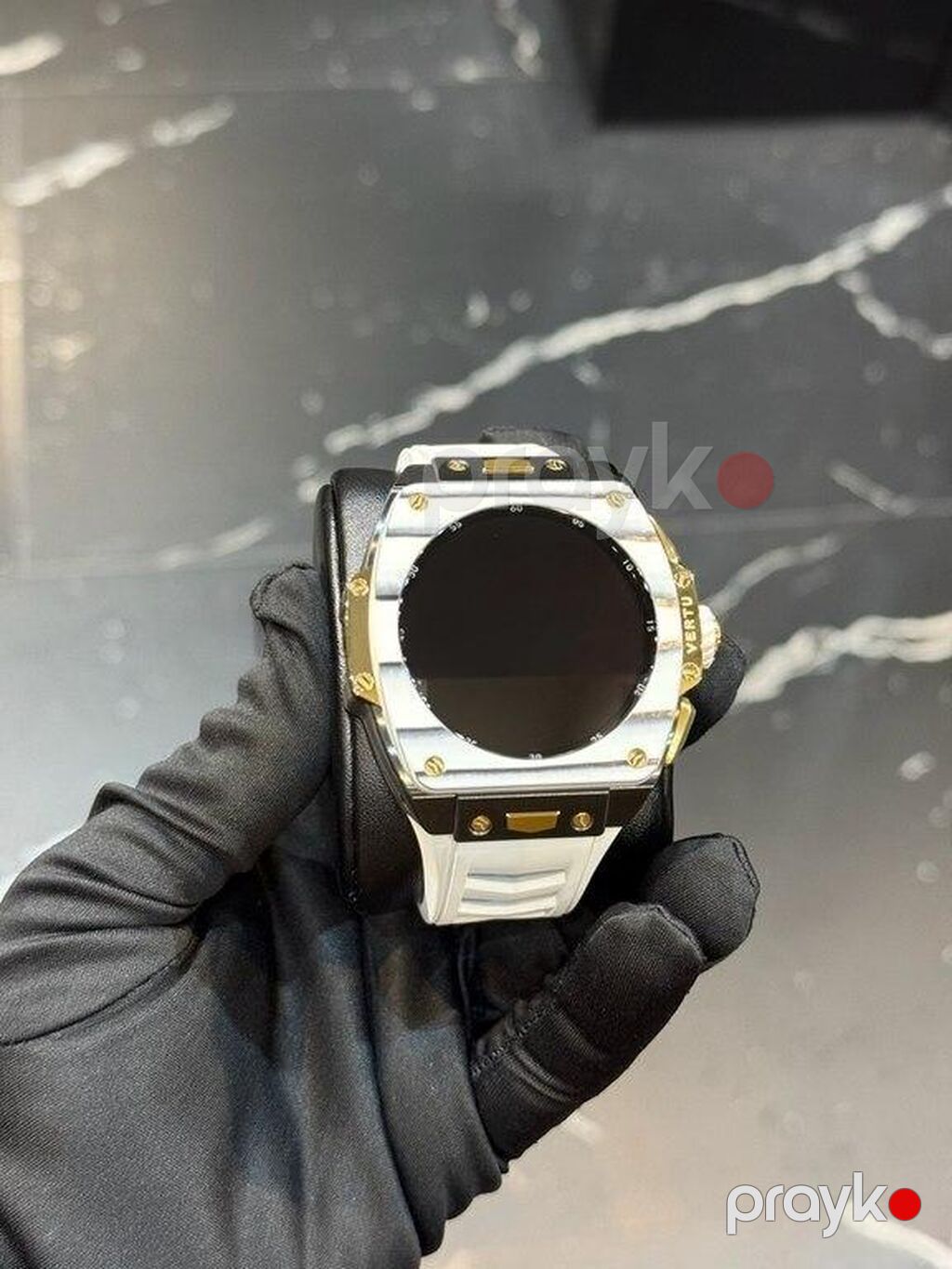 Smart saat "vertu watch blue carbon gold blue strap 2025" Vertu — Ağıllı saatlar, Bakı (5)