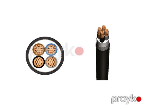 Göktel YVZ4V kabel YVZ4V-R - 4x70+1x35 — Bakı