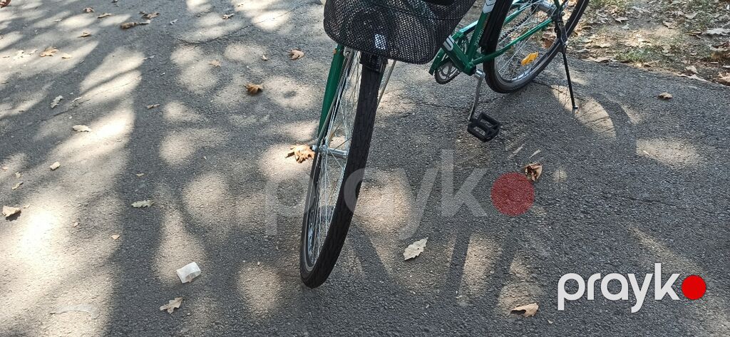 Stels Navigator 350 şəhər velosipedi - Rəng: yaşıl, klassik şəhər — Yol velosipedləri, Mingəçevir (8)