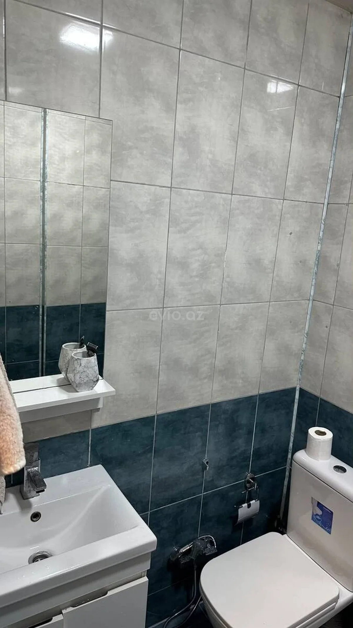 2 otaqlı tam təmirli mənzil satılır Bakıxanov qəsəbəsində — Mənzil, Bakı (9)