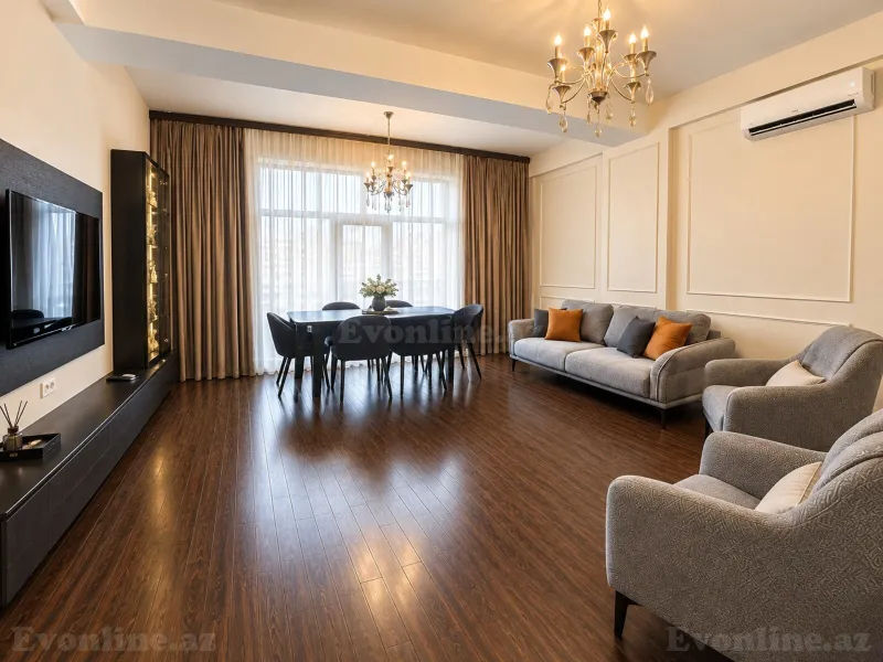 Kirayə verilir 3 otaqlı Mənzil Yeni tikili 120 m² Bakı, Nəsimi r., 28 May m — Bakı