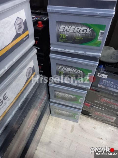 Energy 70 ah akkumulyator — Bakı