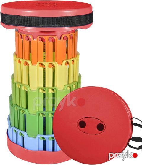 Yığılan taburet Trapsline Rainbow Red, 45x25x9.6 sm — Bakı