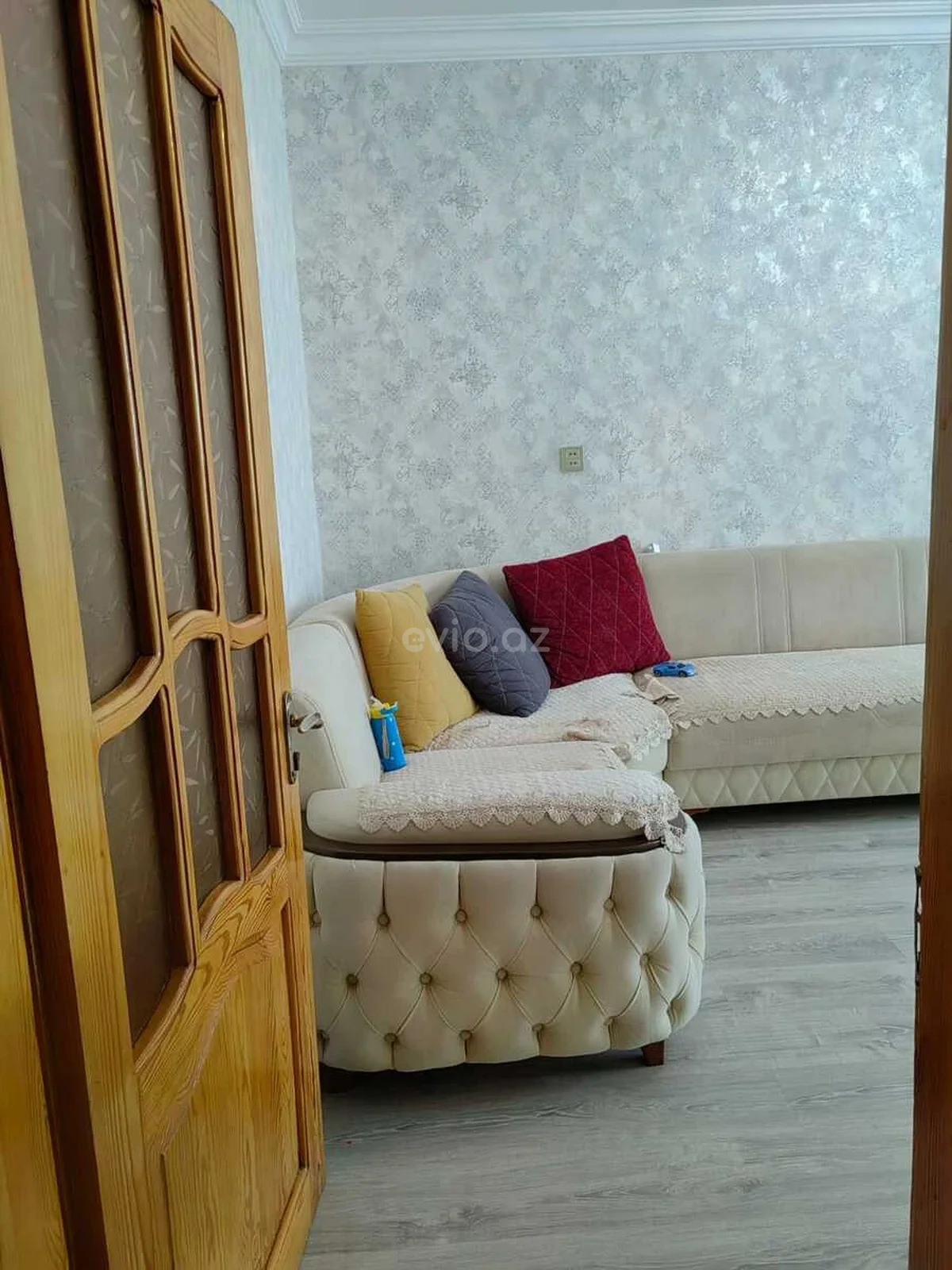 3 otaqlı tam təmirli mənzil satılır Köhnə Günəşli qəsəbəsində — Mənzil, Bakı (5)