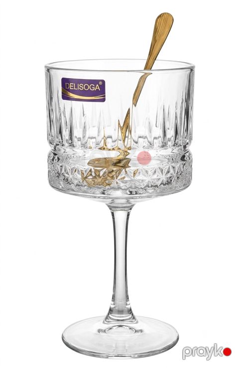 Desert dəsti, şəffaf, şüşə, 200 ml, 4 əd — Bakı