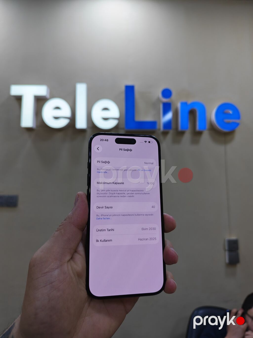 IPhone 15 Pro, 128 GB, Black Titanium, Face ID, Zəmanət, Simsiz şarj — Apple iPhone, Bakı (2)