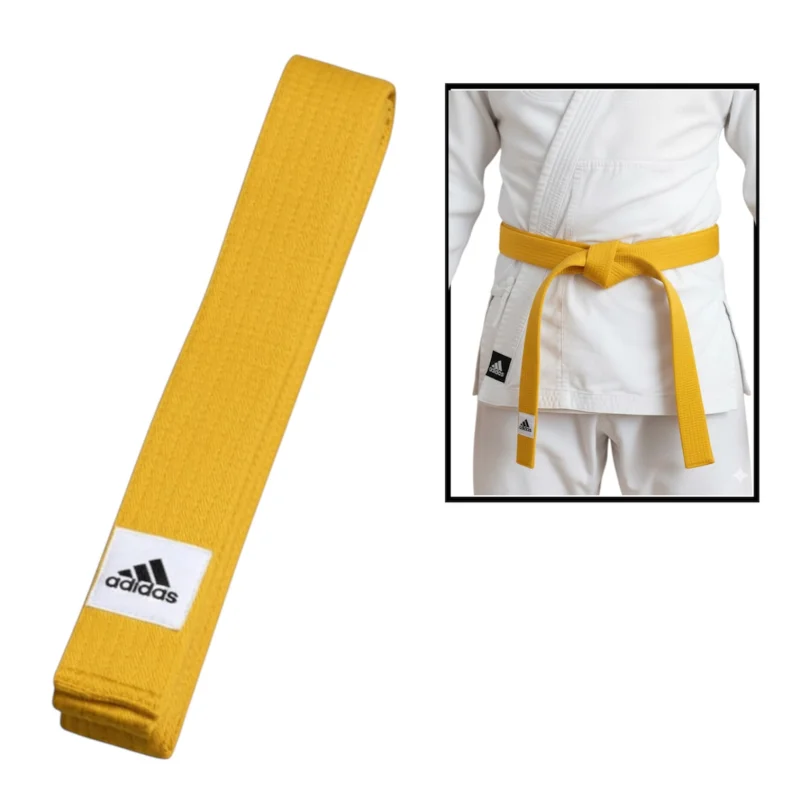 Kimanolar üçün kəmər Adidas, sarı, uzunluq 300 sm - WS2545 — Bakı