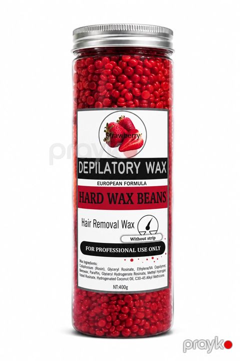Qranul depilyasiya mumu Strawberry, 400 q — Bakı