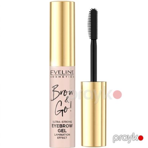Qaş üçün gel-sabitləyici Eveline Cosmetics Brow & Go Transparent Super Fix 6 ml — Bakı