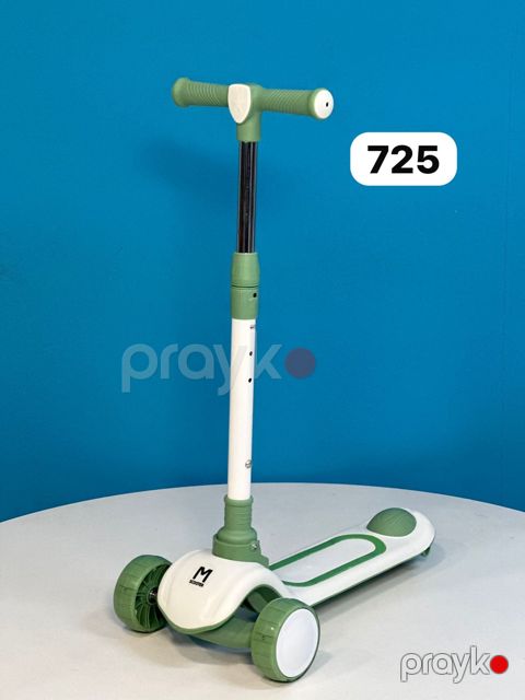 uşaq üçtəkərli skuter BM-726 Yaşıl — Bakı