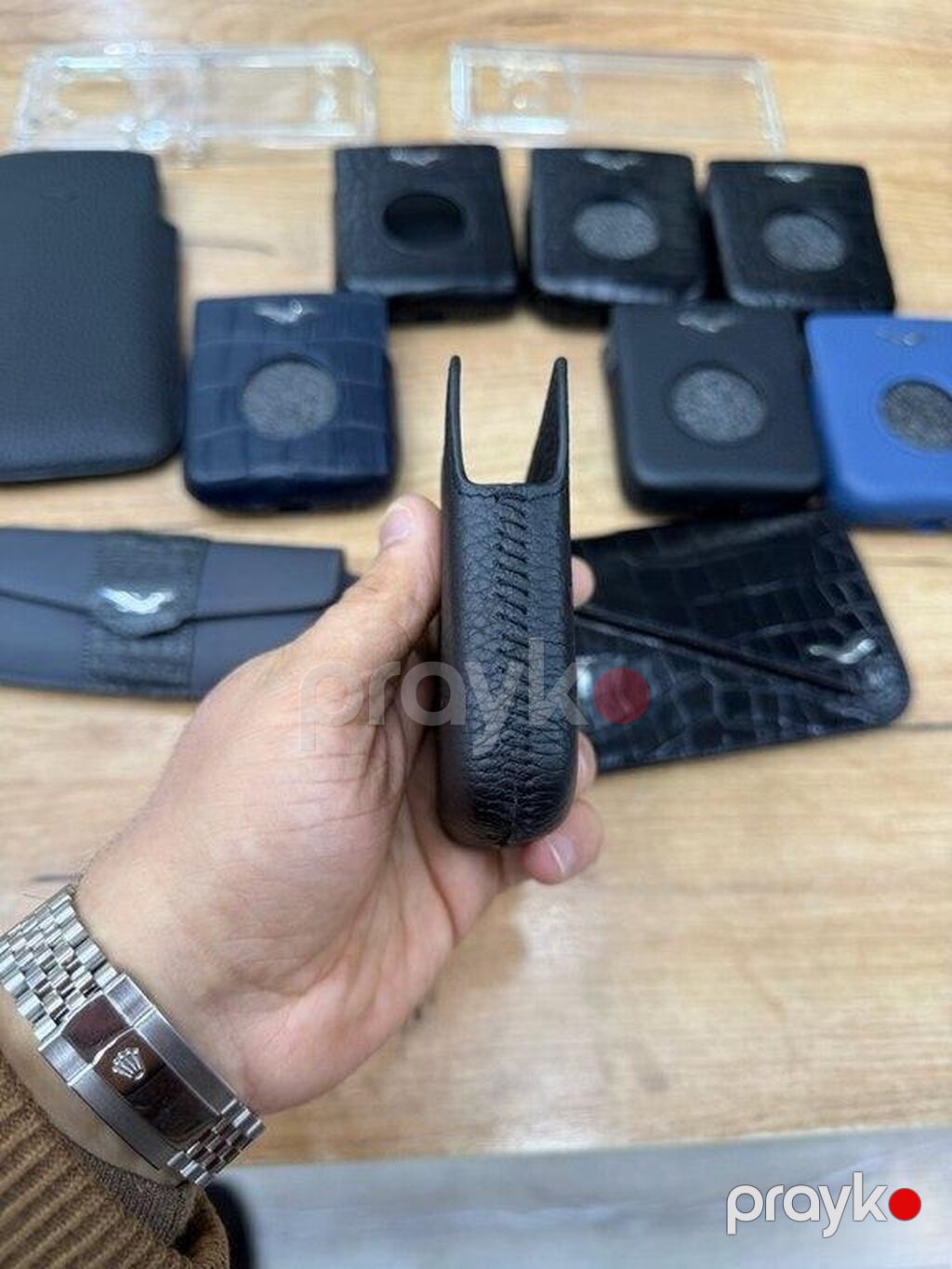 Vertu Ironflip Calf Skin Jade Black 512GB/12GB Exclusive New Vertu — Çexollər, Bakı (7)