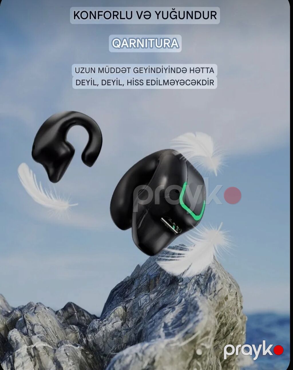 Yeni Simsiz (Bluetooth) Qulaqcıqlar, Audeze, rəng - Qara — Qulaqcıqlar, Bakı (4)