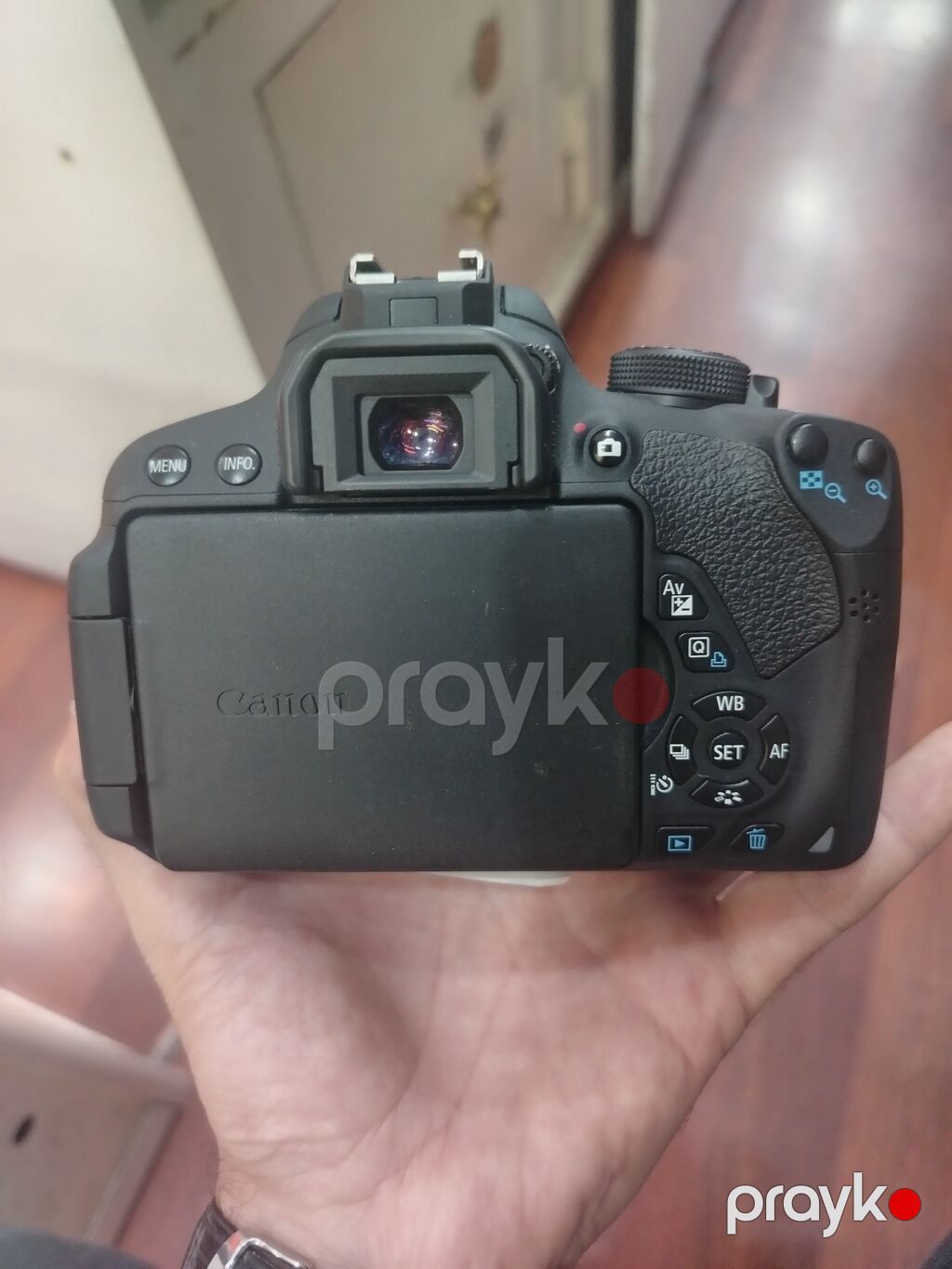 Canon EOS 700D Dslr fotoaparat + Canon EF-S 18-55mm IS II obyektiv — Fotoaparat, Bakı (2)