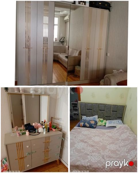 Yataq dəsti 690₼.Yaxşı vəziyyətdədir.Baza yoxdur,matras var.Real — Bakı