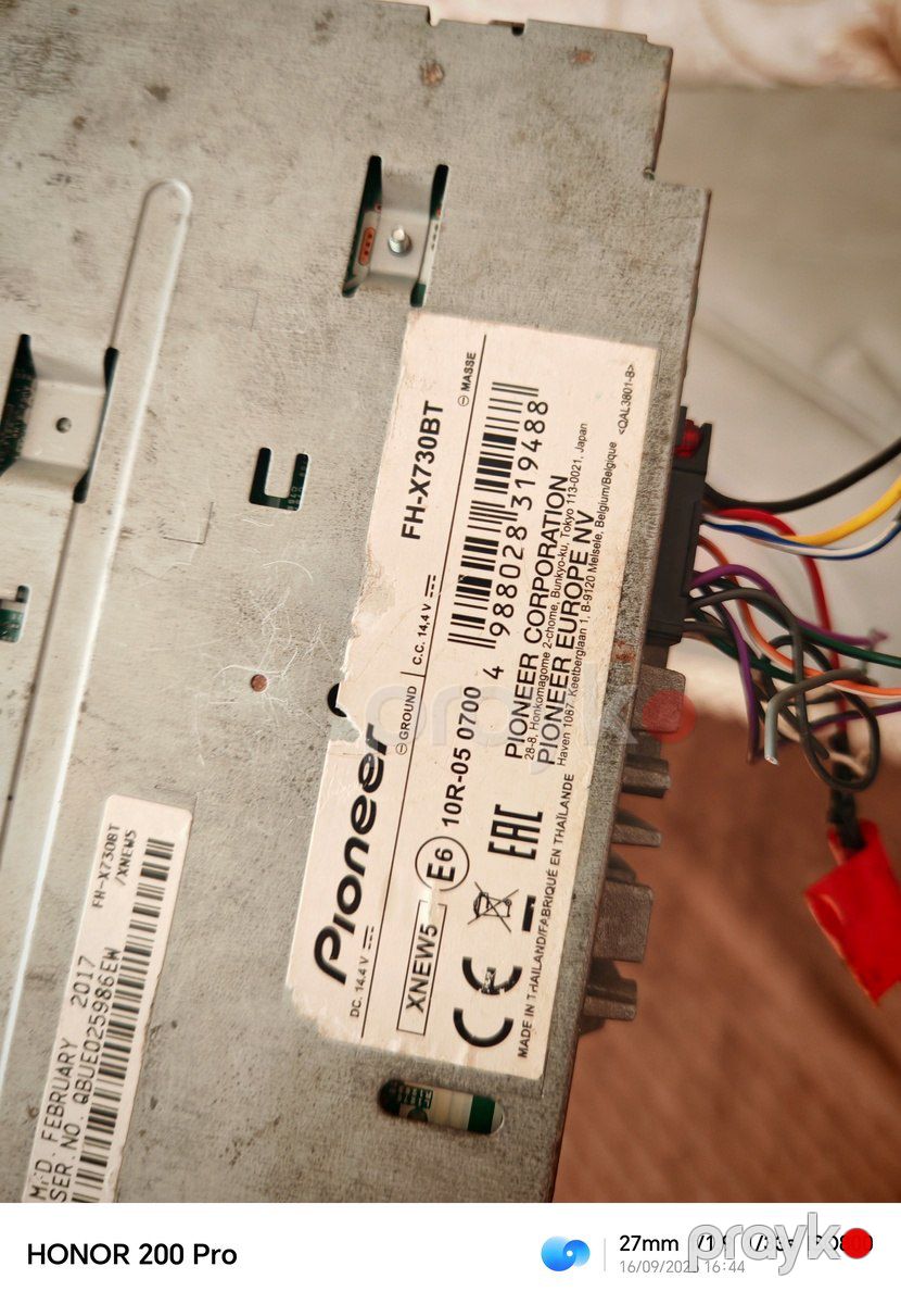 Maqnitola Pioneer FH-X730BT — Ehtiyat hissələri və aksesuarlar, Bakı (4)